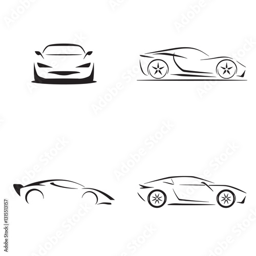 Car Logo Design, Speed Car Logo Design 