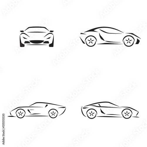 Car Logo Design, Speed Car Logo Design 