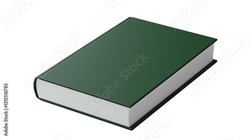 green book isolated on white background , transparent png 