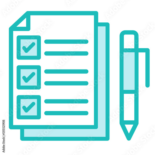 Evaluation  Icon Element For Design