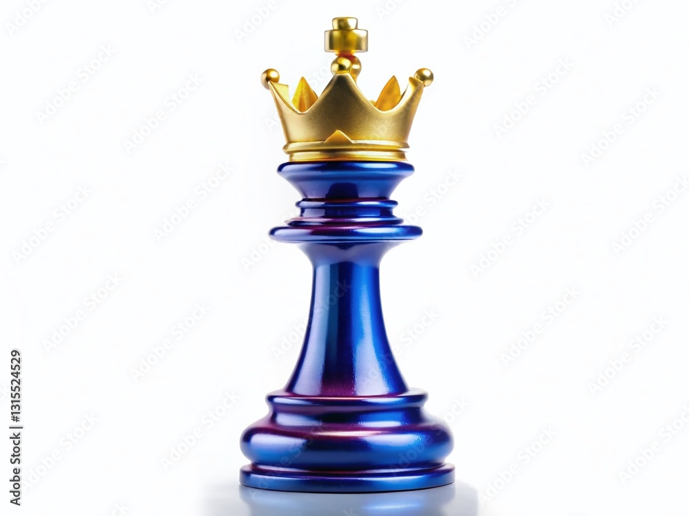 Minimalist King Chess Piece Crown Black Background Business Strategy Competition Minimalist King Chess Piece Crown Black Background Business Strategy Competition