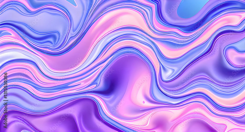 Fototapeta premium Dreamy Abstract Liquid Flow Art