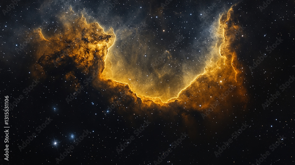 Fototapeta premium Exploring the cosmic nebula outer space astrophotography dark environment celestial viewpoint astronomy concept