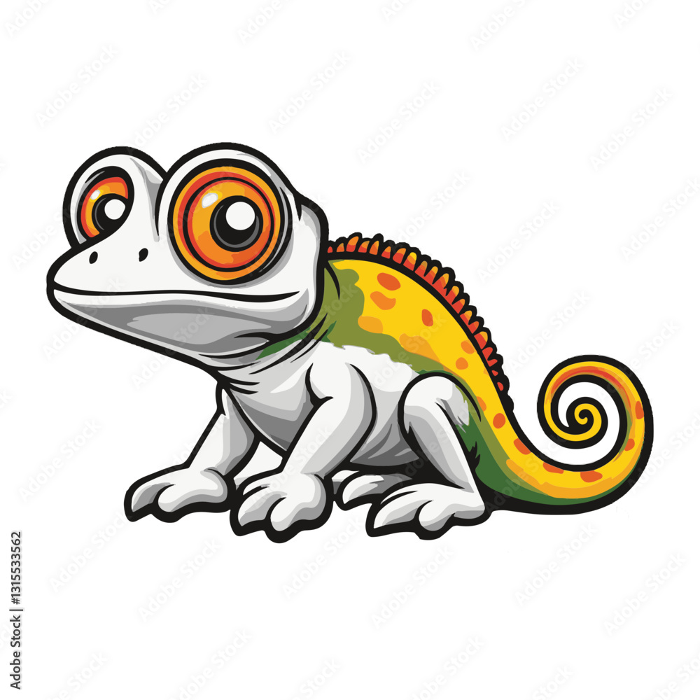 Obraz premium Frog Simple Vector Logo