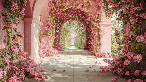 Spring Floral Backdrop Background