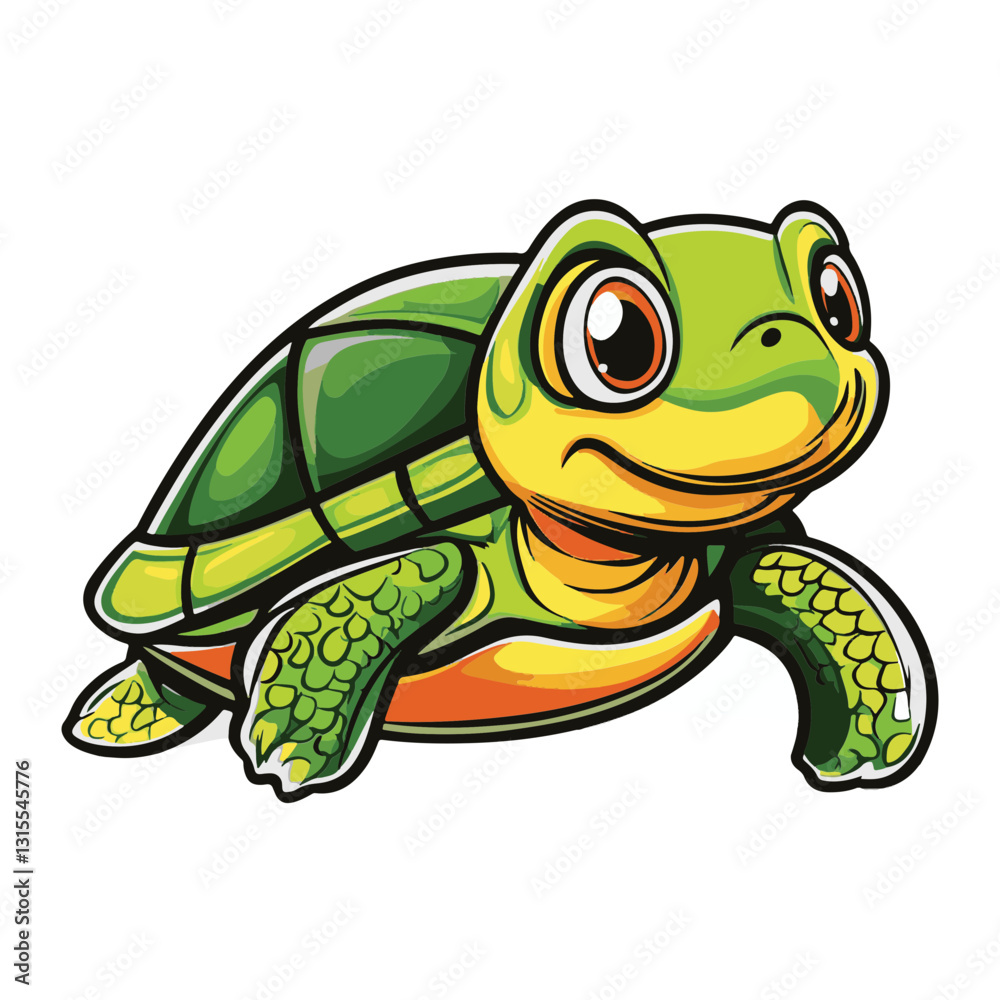 Fototapeta premium Tortoise Simple Vector Logo