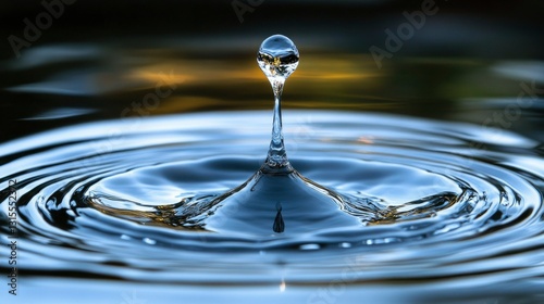 Water Drop Impact Ripples and Reflections