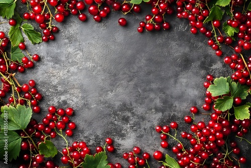 Red Currants: Nature's Jewels Glisten photo