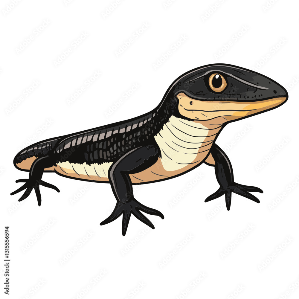 Fototapeta premium Gecko Simple Vector Logo