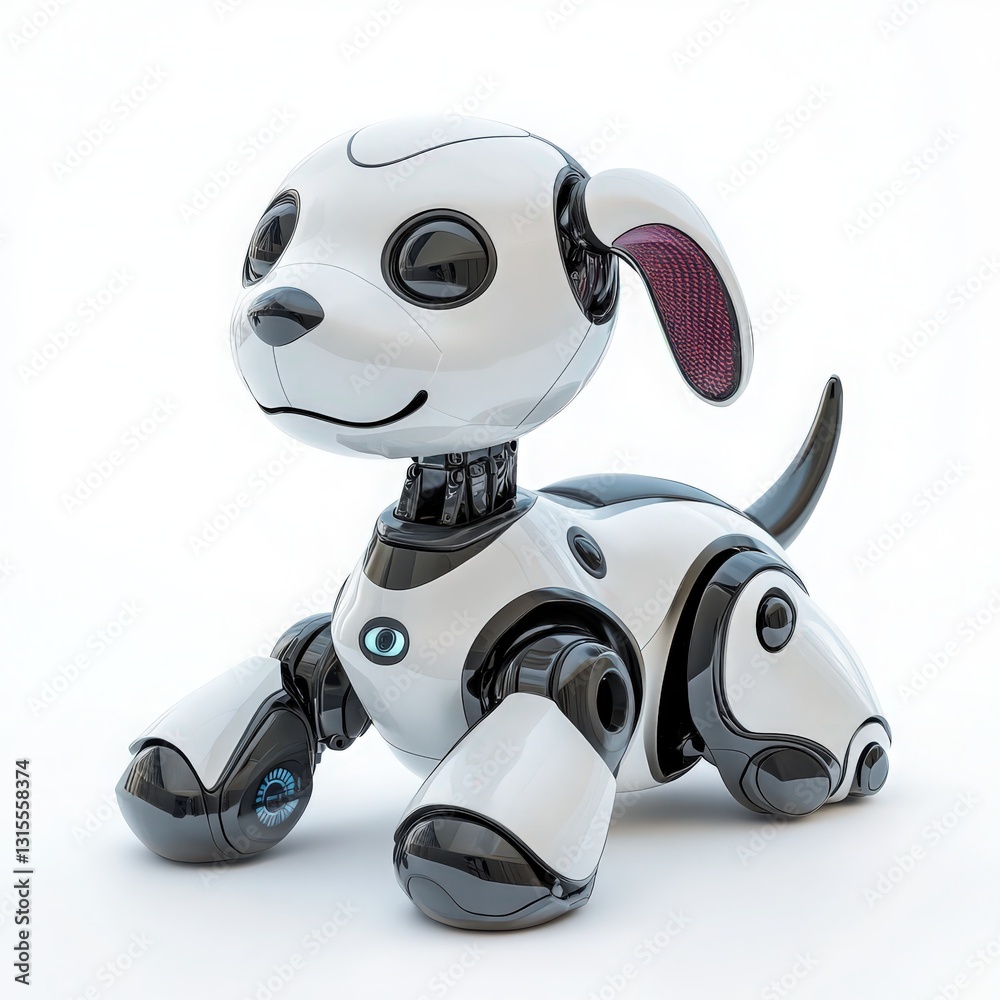 Futuristic Robotic Puppy: A Playful Blend of Technology and Canine Charm Futuristic Robotic Puppy: A Playful Blend of Technology and Canine Charm