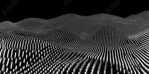 Minimalist Lines – Elegant and thin abstract lines forming a dynamic pattern.