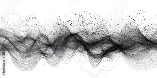 Minimalist Lines – Elegant and thin abstract lines forming a dynamic pattern.