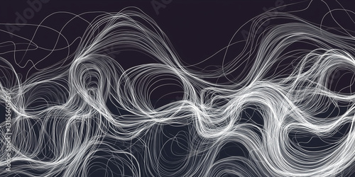 Minimalist Lines – Elegant and thin abstract lines forming a dynamic pattern.