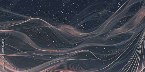 Minimalist Lines – Elegant and thin abstract lines forming a dynamic pattern.
