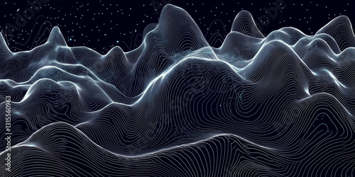 Minimalist Lines – Elegant and thin abstract lines forming a dynamic pattern.