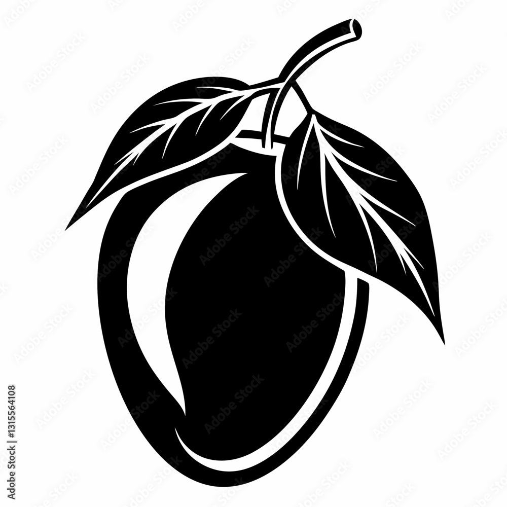vector illustration of a pear