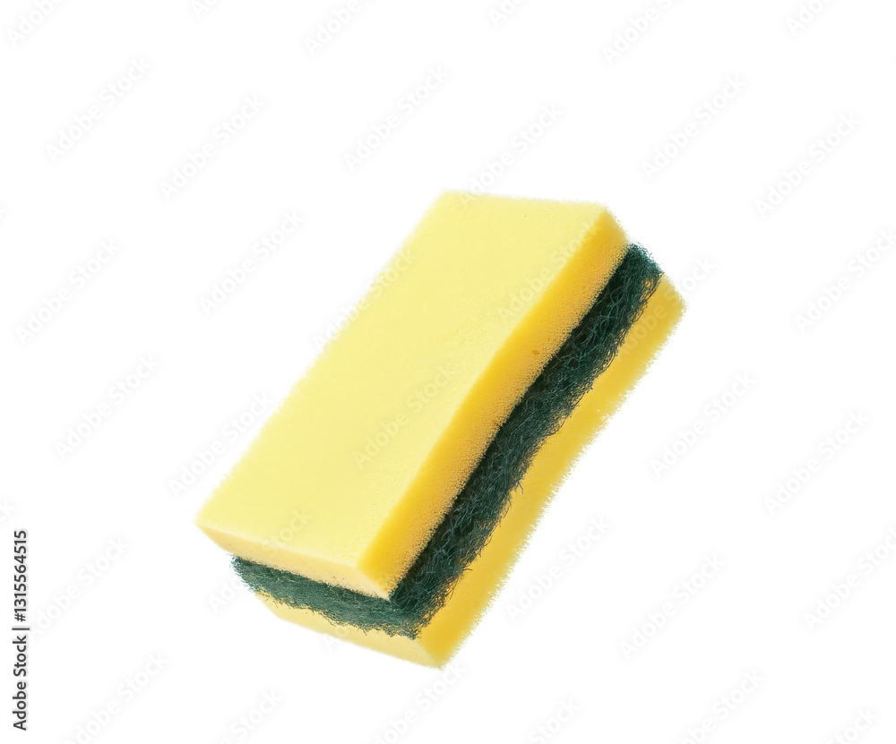 Cleaning sponge on transparent background Cleaning sponge on transparent background