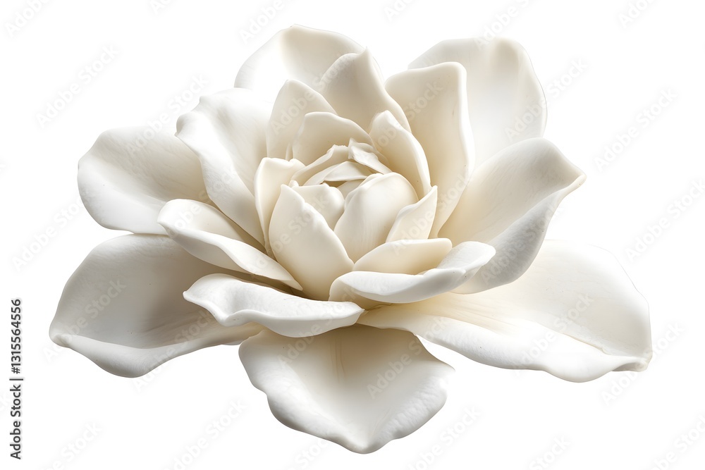 Fototapeta premium Photorealistic Flower Photography AI Art Isolated In Clean Background