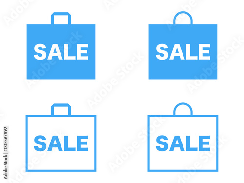 セール紙袋ロゴセット