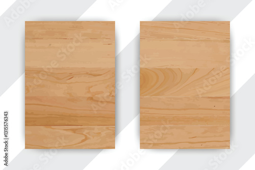 Light wood grain texture banners, diagonal background, website design