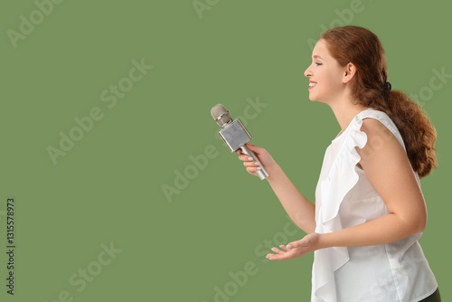 Beautiful young woman with ...