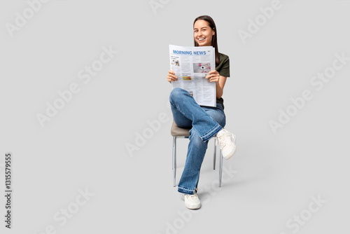 Beautiful young woman with ...