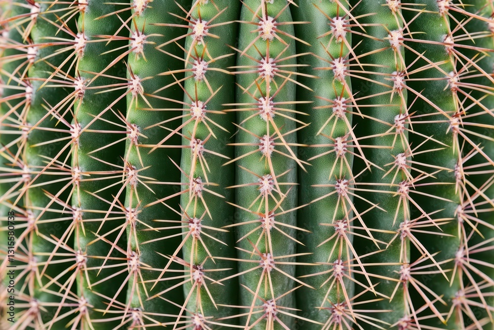 A close-up view of a cactus showing its green surface and prominent spines, highlighting its unique texture and natural beauty. A close-up view of a cactus showing its green surface and prominent spines, highlighting its unique texture and natural beauty.