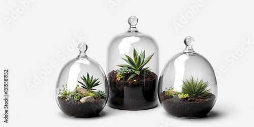 Gray Terrariums - Diagonal Depth & Poplin Texture