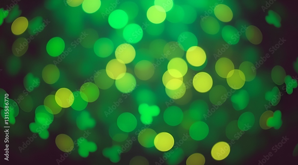 Fototapeta premium Abstract St. Patrick's Day-themed background.