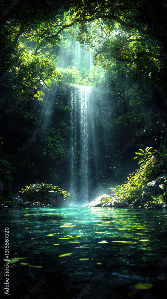 Majestic Waterfall with Rainbow Arcing Through Mist and Lush Green Cliffs in 8k Nature Photography
Majestic Waterfall with Rainbow Arcing Through Mist and Lush Green Cliffs in 8k Nature Photography