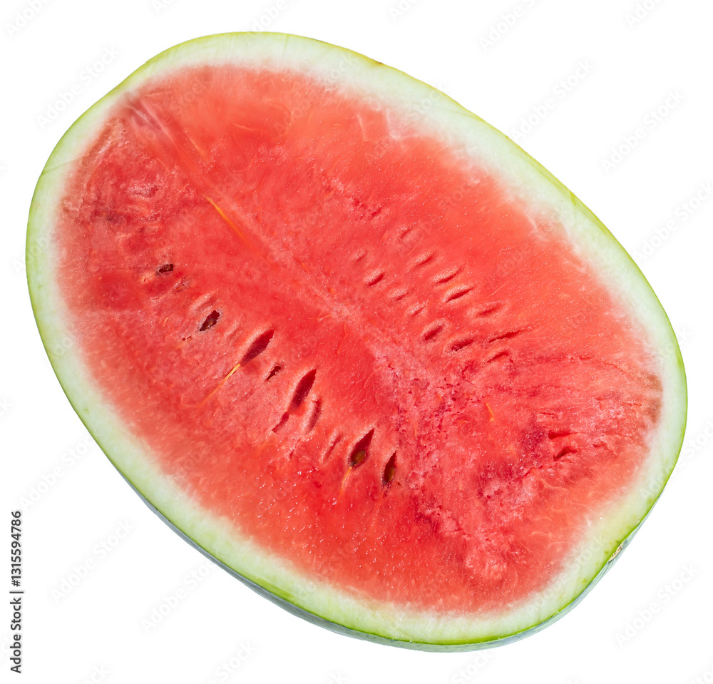 Closeup of a freshly cut watermelon Closeup of a freshly cut watermelon