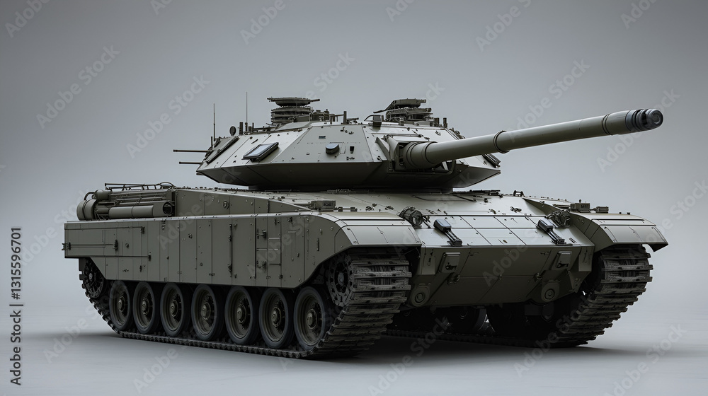 MBT concept based on a shortened Altay tank chassis, with a new turret and 125mm gun MBT concept based on a shortened Altay tank chassis, with a new turret and 125mm gun