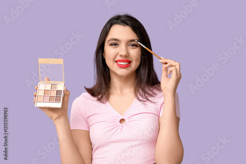 Beautiful young woman with ...