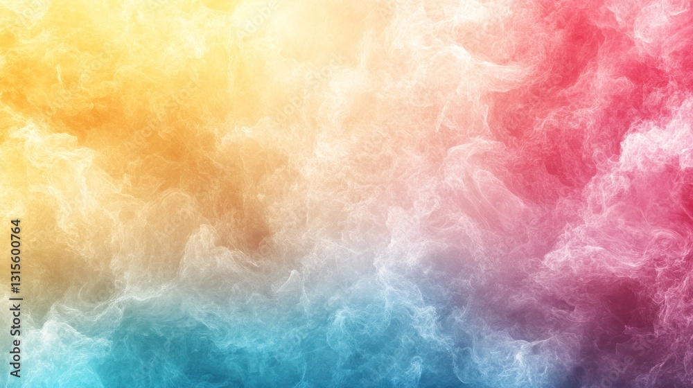 Fototapeta premium Abstract colorful cloud formations background