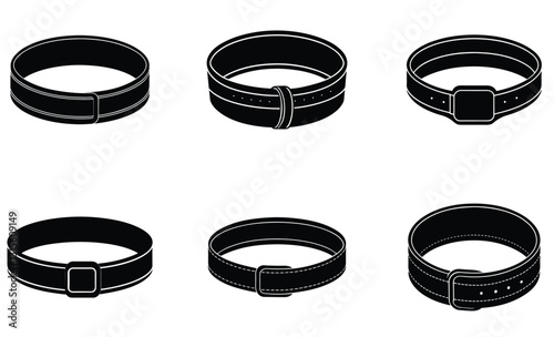 Elastic Belt silhouette vector