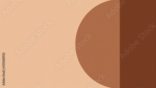Wallpaper Mural Abstract Beige, Brown and Terracotta Geometric Background Torontodigital.ca