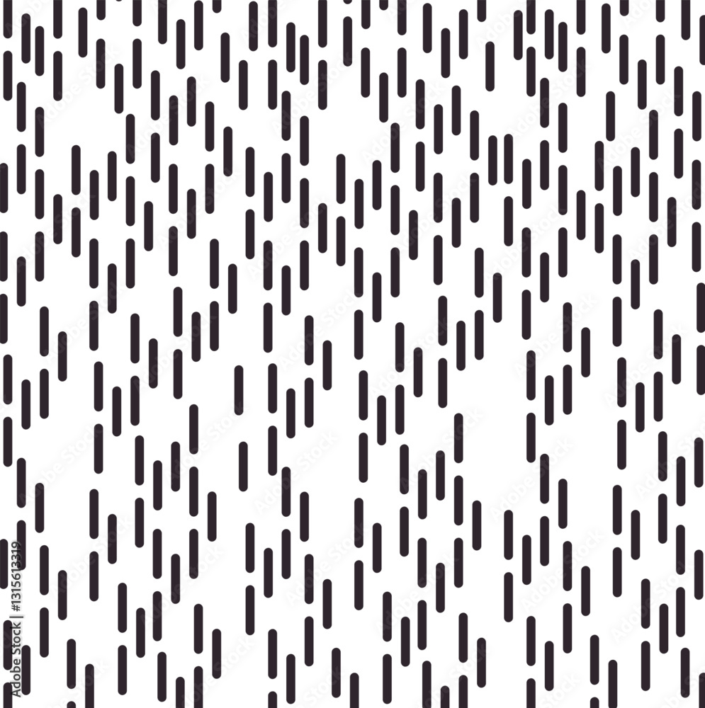 Thick vertical stripes create texture, simulating rain. Thick vertical stripes create texture, simulating rain.