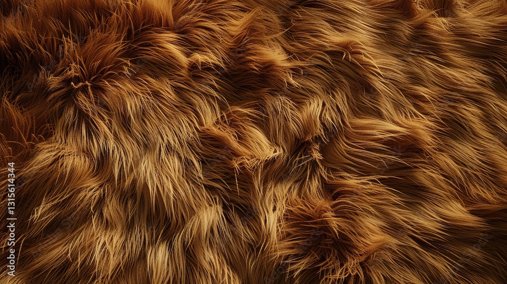 Fototapeta premium _Fur_texture_Brown_Craiyon_fantasy_Texture_background