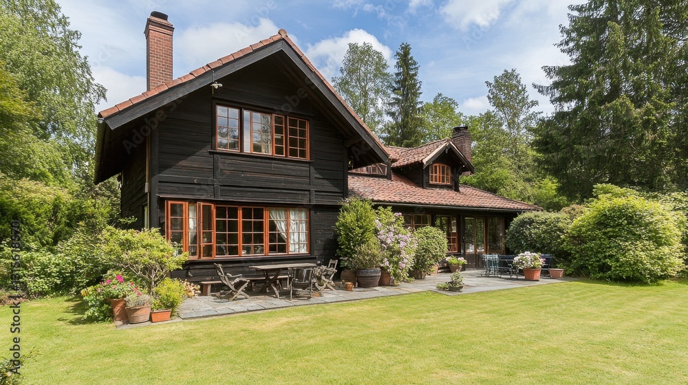 Bright and airy Scandinavian-style modern house with a simple yet stylish wooden facade Bright and airy Scandinavian-style modern house with a simple yet stylish wooden facade