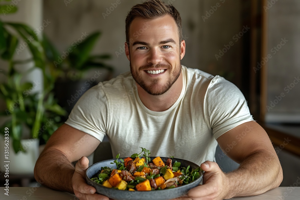 Fototapeta premium Healthy and Delicious Meal Time