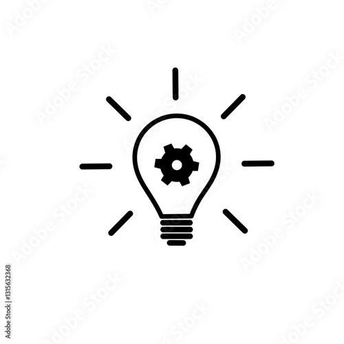 light bulb icon. Creative idea Vector Icon which can easily modify or edit. Idea icon.
