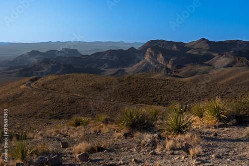 mountain landscape at big bend national park