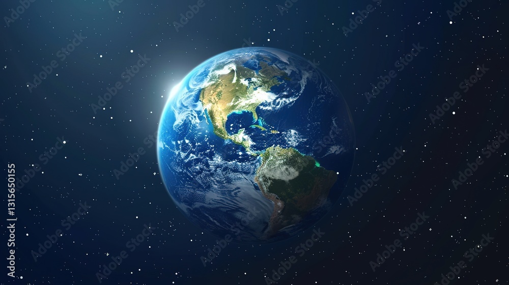 Obraz premium Action Background of Earth Day: The Global Wave of Actions under the Awakening of Environmental Awareness
