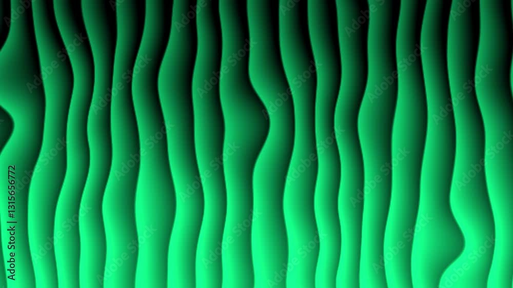 Abstract gradient black and zinc animated background with seamless looping wavy lines design.