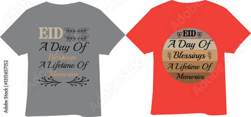 Typhography t-shirt design with color variation