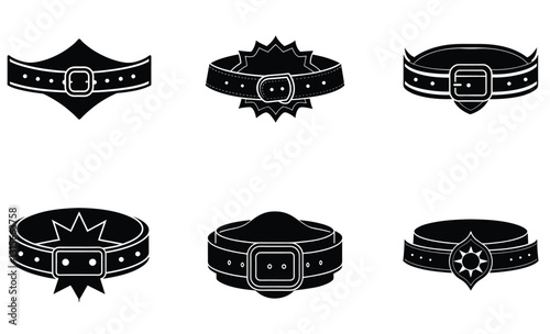 Statement Belt silhouette vector