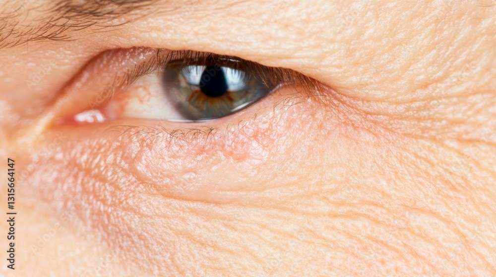 Fototapeta premium Cyst on skin, close up.