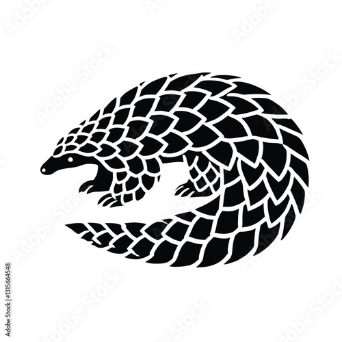 Pangolin Silhouette