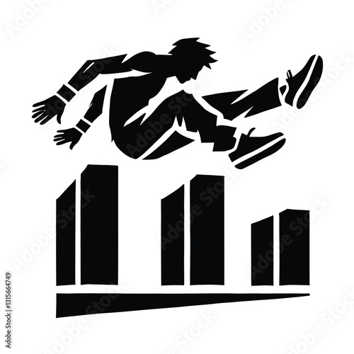 Parkour Free Runner Leaping