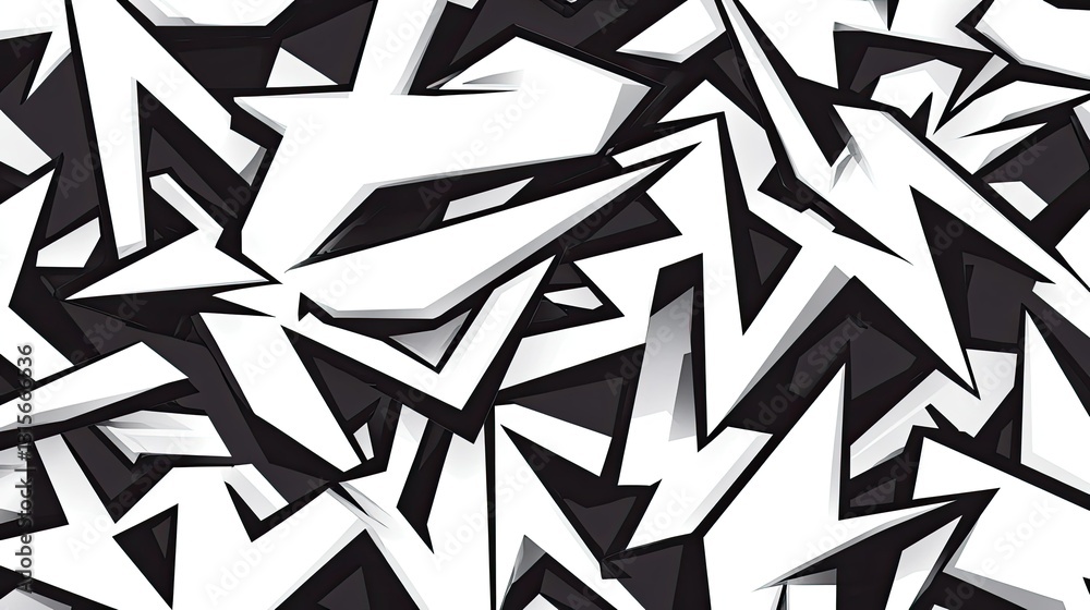 Abstract graffiti pattern Abstract graffiti pattern